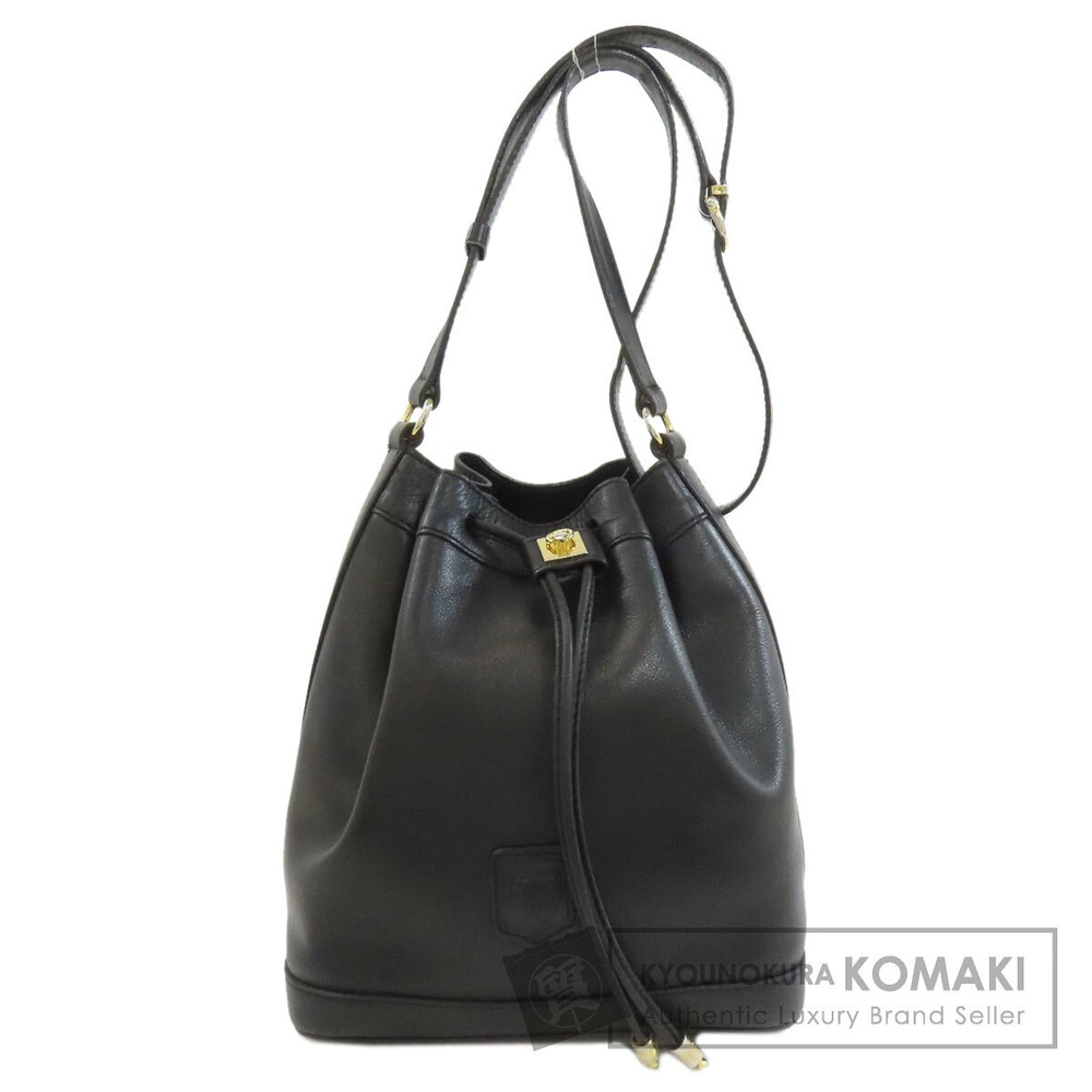 Celine drawstring shoulder bag leather